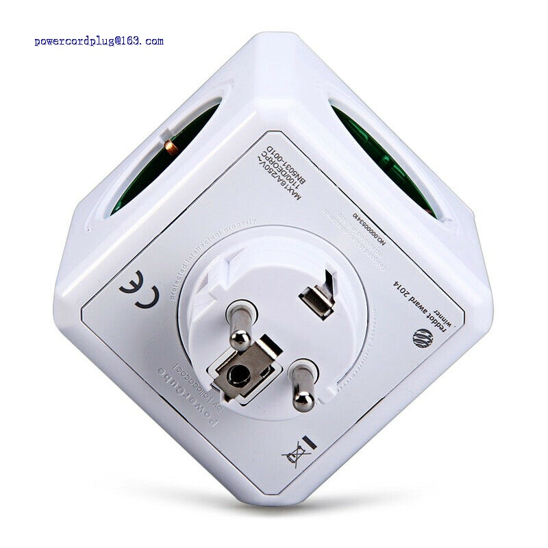 Allocacoc smart plug Powercube EU power strip electric 2 USB outlets extension