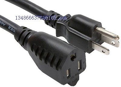 Outlet Saver Power Extension Cord NEMA 5-15R TO NEMA 5-15P