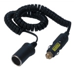 In Car Cigar Lighter Coiled Power Extension Cable