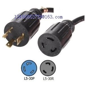 NEMA L5-30 Plug to L5-30 Connector