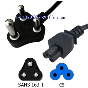 SANS164-1 ﻿to C5 Power Cords