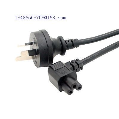 SAA Australia 3Pin male to IEC 320 C5 angled Power lead