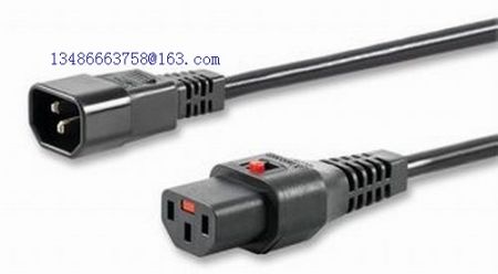 IEC LOCK C13 to IEC C14 Plug