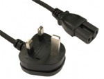 Power Cable UK Mains Fused Plug to IEC C15 Female Socket 13 Amp