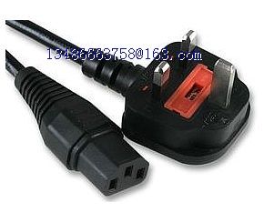 Power Cable UK Mains Fused Plug to IEC C13 Female Socket 5 Amp