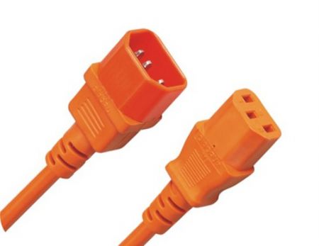 IEC C13 power cord receptacle with VDE