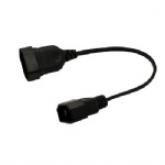 IEC 320 C14 to European 2pin female power cord for UPS PDU device