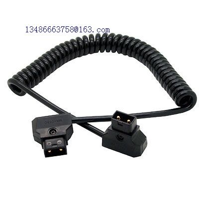 COILED D-TAP Cable for DSLR Rig cable fr Anton Bauer Battery