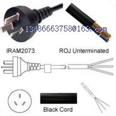 Argentina Plug to ROJ 8 Feet 10a 250v H05VV-F3G1.0