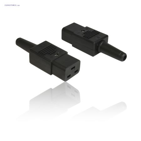 IEC C19 Lead Female Socket Connector Plug Re-wireable