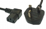 Right Angled Angle Kettle Type IEC Mains Power Cable Lead