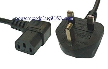 Right Angled Angle Kettle Type IEC Mains Power Cable Lead