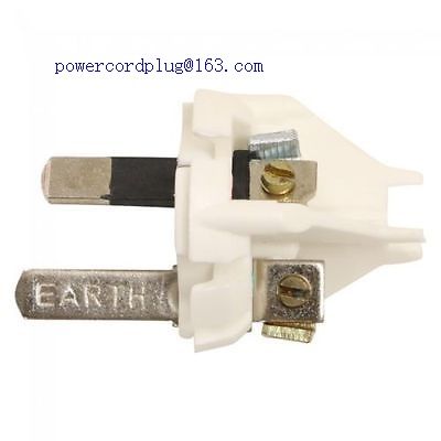 3 pin 10 amp 240V male plug with a tight clear cover