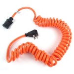 Sjt Orange Coiled Power Tool Cord