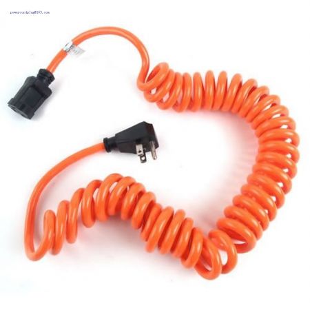 Sjt Orange Coiled Power Tool Cord