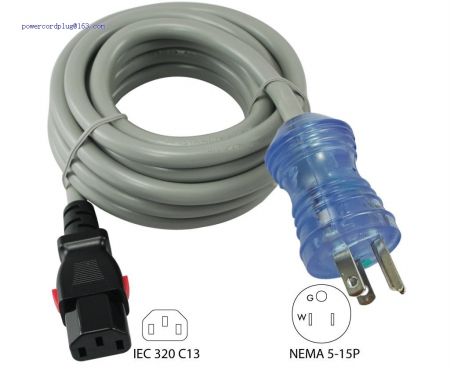 13-Amp 8-Feet NEMA 5-15P Hospital Medical Grade Power Cord with Push Lock IEC C13.jpg