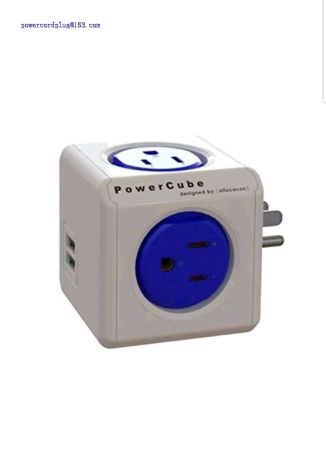 Power Cube Adapter 4 Outlets Orchid Purple