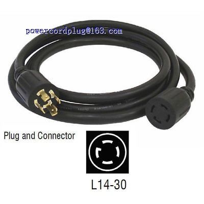 SJOOW rubber cord 25' W/ L1430 Male & Female Ends