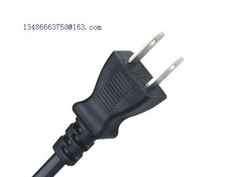 Japan class II 2 prong power cord plug with PSE