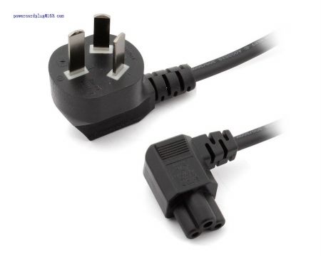 CN to IEC 320 C5 Angle 1M AC Power Cord