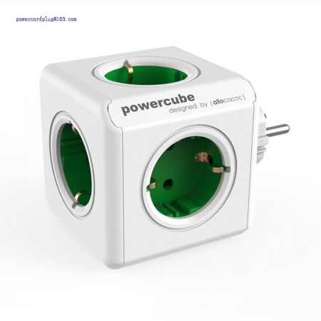 16A EU Plug Square Cube Powersocket