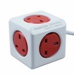 PowerCube Extended Power Socket UK - 5 Sockets