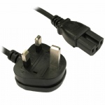 Power Cord UK Plug to HOT IEC Cable (Kettle Lead) C15