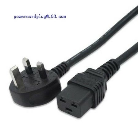 UK PDU UPS power cord, UK to IEC 320 C19 Power cord lead 6ft 13A