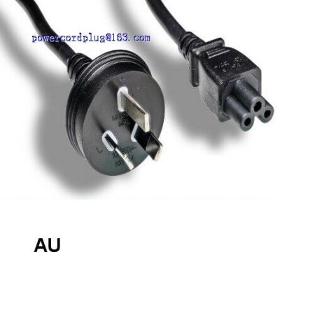 6 Ft 3 Prongs AC Power Cord Cable IEC320 C5 To AU Australia AS3112