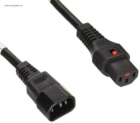 Lock Power Cable IEC-C14 IEC-C13 Lock 5m