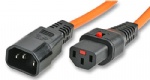 Power Lead IEC M-F Locking C13 C14 2M Cable Length