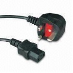 UK 3 Pin IEC C13 Mains Wall Power Kettle PC Monitor  Cable Lead Plug Cord