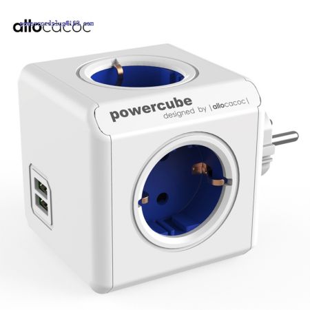 smart plug Powercube EU power strip electric 2 USB outlets extension