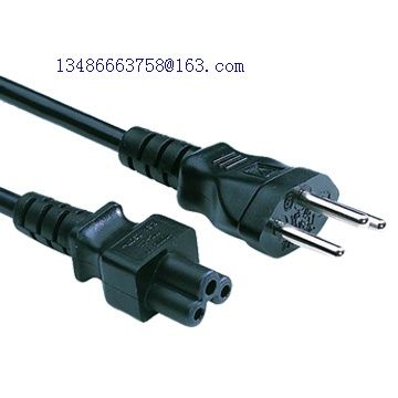 IEC320 C5  POWER CORD WITH SWISS PLUG TO IEC320