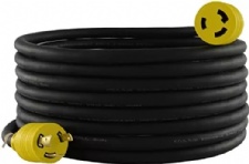 L6-30 3 Prong 30 Amp 250V SJOOW Rubber Extension Cord