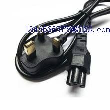 Power Cord 3 Prong UK plug Laptop PC AC Power Cable