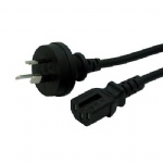 Australia SAA 3Pole Male to IEC 320 C15 kettle plug Power Cord Lead