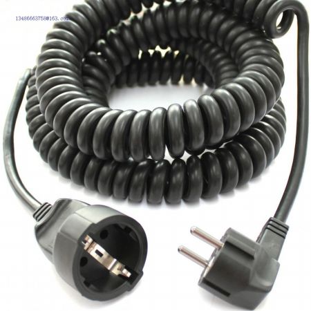 Spiral extension cable