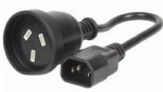 IEC C14 to 3-Pin Aus Power Cable Cord