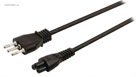 Italy Power cable plug male IEC C5