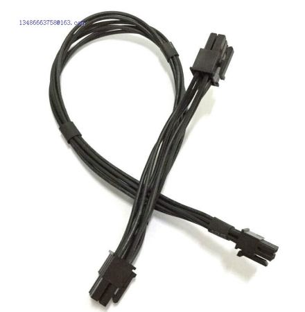 Mac Pro Mini 6pin to 2x 6 pin PCIe Dual 6pin Power Cable for Mac Video Card