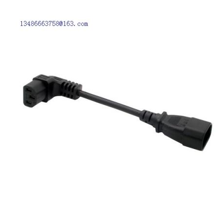 c14 to right angle c13 power cord